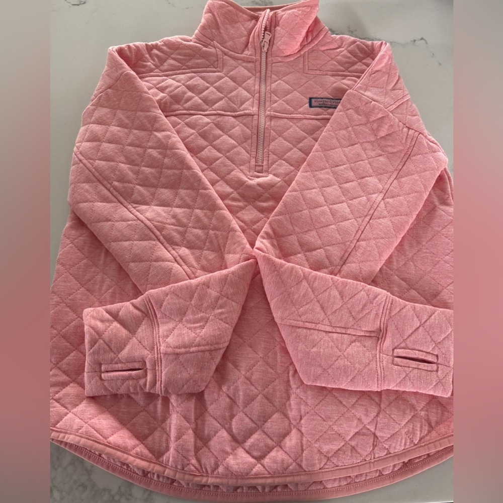 Vineyard Vines Pink Quilted Shep Shirt